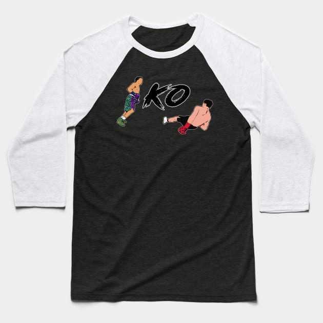 Tank Davis K.O (variant) Baseball T-Shirt by SmithyJ88